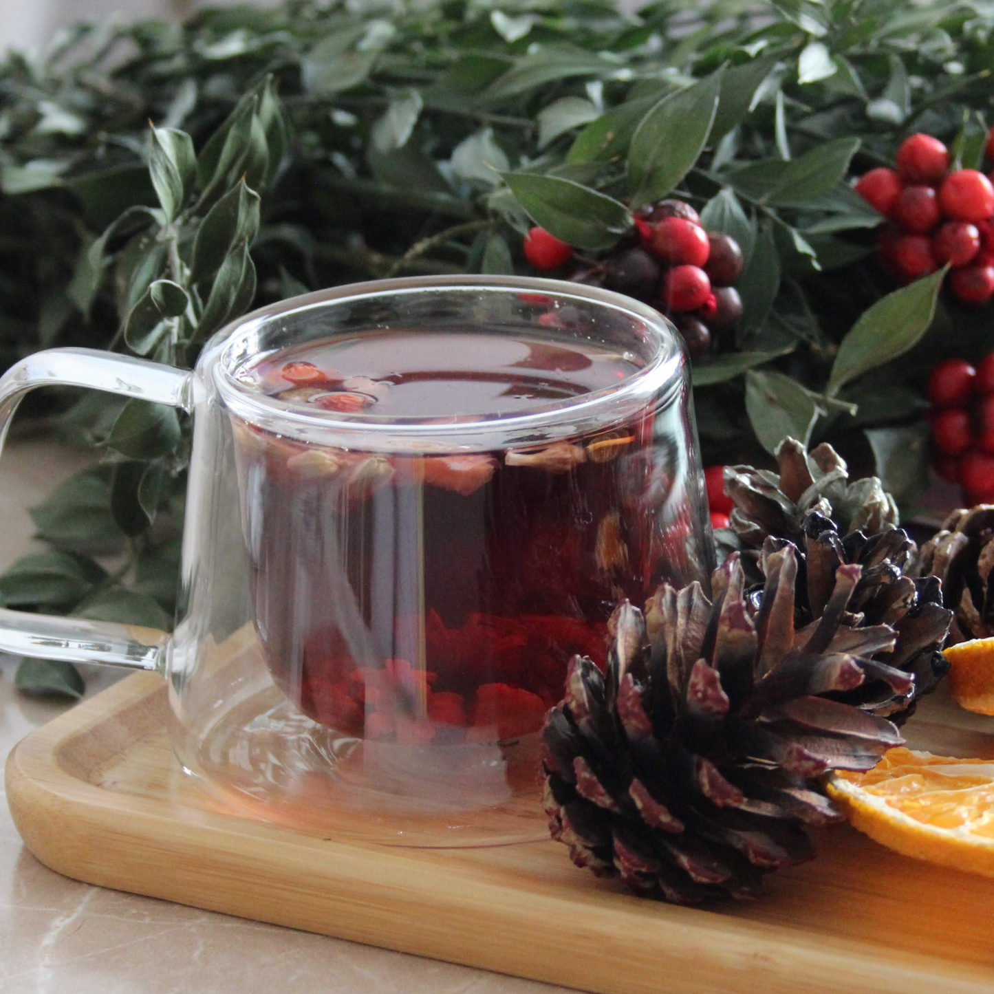 Organic Spiced Plum Berry Tea